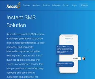 Reson8.ae(2 Way & Bulk SMS Platform for Enterprises & Marketing) Screenshot