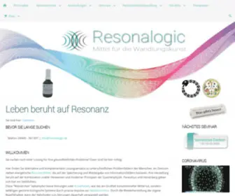 Resonalogic.de(Leben ist Resonanz mit Herz) Screenshot