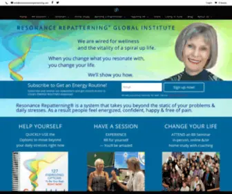 Resonancerepatterning.net(Resonance Repatterning Institute) Screenshot