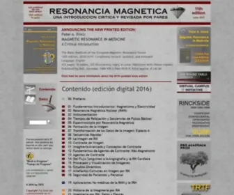 Resonancia-Magnetica.org(Resonancia Magnética) Screenshot