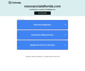 Resonancialaflorida.com(Resonancia Magnetica) Screenshot