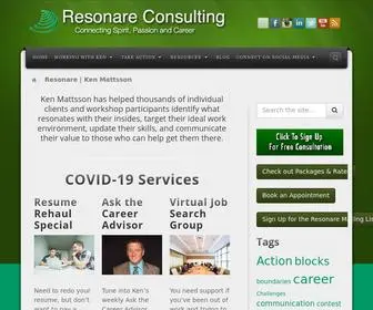 Resonare.com(Resonare Consulting) Screenshot