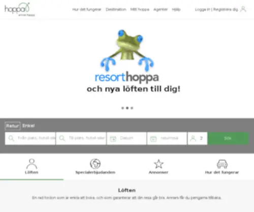 Resort-Hoppa.se(Populära semester) Screenshot