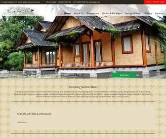 Resort-Kampungsumberalam.com(Kampung Sumber Alam Resort) Screenshot