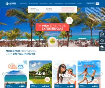 Resortlatorre.com.br(Resort La Torre) Screenshot