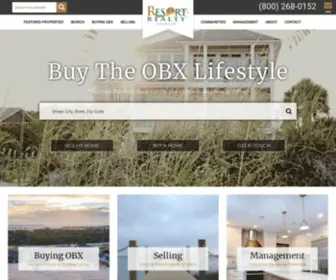 Resortrealtysales.com(Outer Banks Real Estate) Screenshot