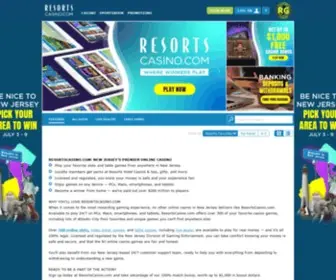 Resortscasino.com Screenshot
