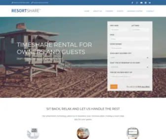 Resortshare.com(ResortShare) Screenshot