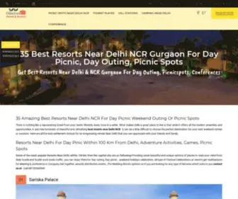 Resortsneardelhincr.in(35 Best Resorts Near Delhi NCR In 599/) Screenshot