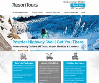 Resorttours.ca(Resort Tours and Transportation) Screenshot