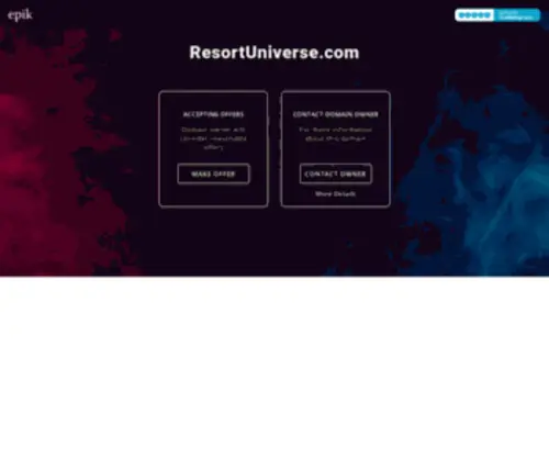 Resortuniverse.com(Resortuniverse) Screenshot