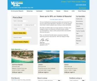 Resortvacationstogo.com(Hotels and Resorts) Screenshot