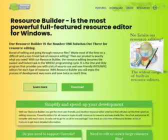 Resource-Builder.com(Our Resource Builder IS the Number ONE Solution Out There for resource editing) Screenshot