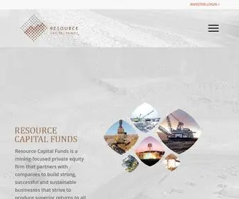 Resourcecapitalfunds.com(Resource Capital Funds) Screenshot