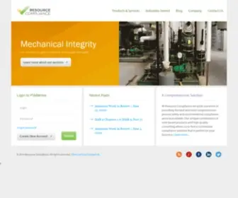 Resourcecompliance.com(Resource Compliance) Screenshot