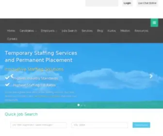 Resourceemployment.com(Employment Agency and Temporary Staffing Solutions) Screenshot