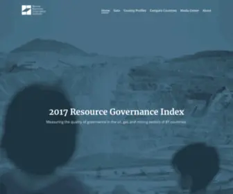 Resourcegovernanceindex.org(Resource Governance Index) Screenshot