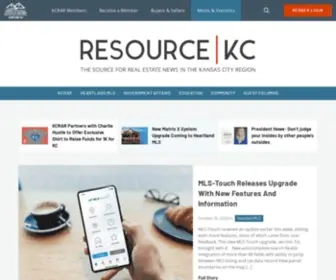 Resourcekc.com(Real Estate News in the Kansas City Region) Screenshot