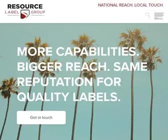 Resourcelabel.com(Custom Label Printing) Screenshot
