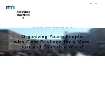 Resourcemovement.org(Resource Movement) Screenshot