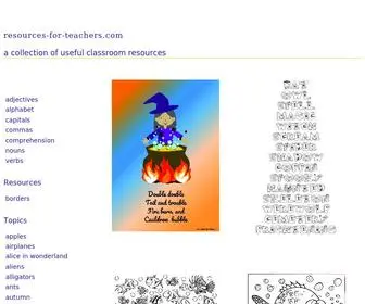 Resources-For-Teachers.com(Resources for teachers) Screenshot