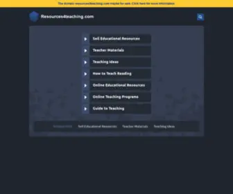 Resources4Teaching.com(Secure and full) Screenshot