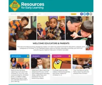 Resourcesforearlylearning.org(Resources for Early Learning) Screenshot