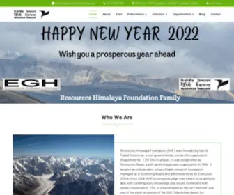 Resourceshimalaya.org(Non Governmental Organization) Screenshot