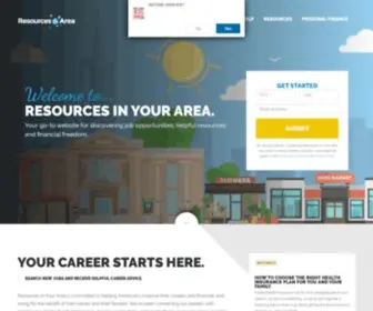 Resourcesinyourarea.com(Resources In Your Area) Screenshot