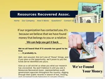 Resourcesrecovered.org(Resources Recovered) Screenshot