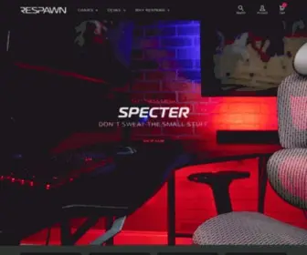 Respawnproducts.com(RESPAWN targets gaming furniture for PC and console gamers. RESPAWN) Screenshot
