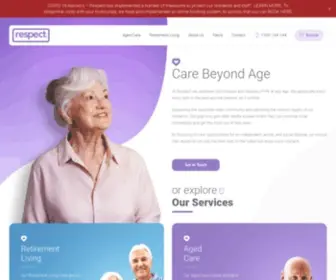 Respect.com.au(Care Beyond Age) Screenshot