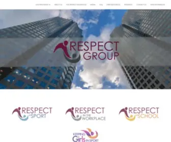Respectgroupinc.com(Respect Group Inc) Screenshot