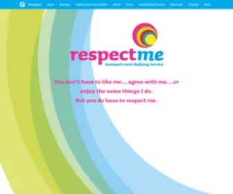 Respectme.org.uk(Respectme) Screenshot