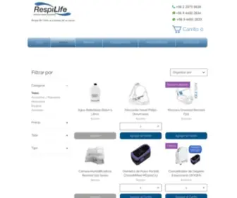 Respilife.cl(Venta Auto CPAP) Screenshot