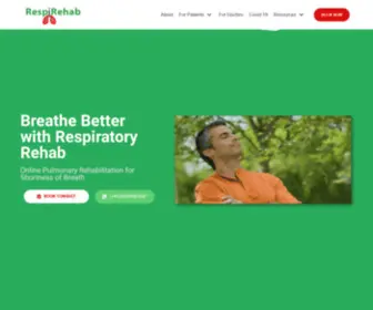 Respirehab.com(RespiRehab Online Pulmonary Rehabilitation) Screenshot