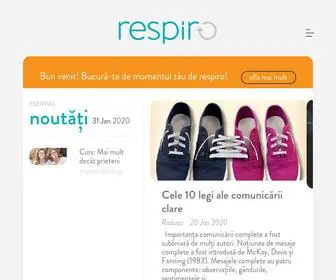 Respiro.ro(Bun venit) Screenshot