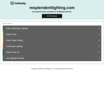 Resplendentlighting.com(Resplendentlighting) Screenshot