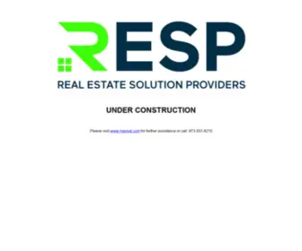 Respnj.com(Real Estate Solution Providers) Screenshot