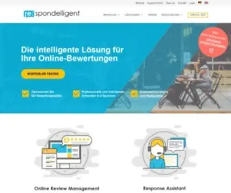 Respondelligent.com(Online-Bewertungen Managen & Beantworten) Screenshot