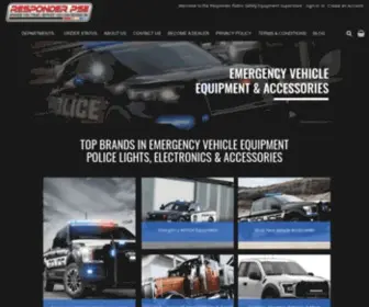 Responderpse.com(Shop top brands in emergency vehicle equipment and police lights at the best prices) Screenshot