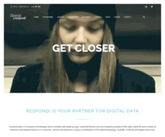 Respondi.co.uk(Access Panels & Services for digital studies) Screenshot