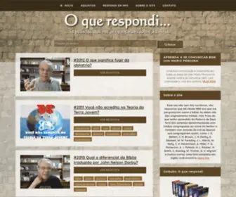 Respondi.com.br(O que respondi) Screenshot