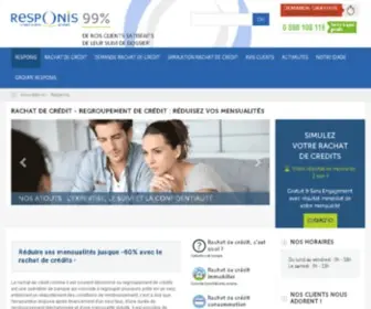 Responis.fr(Courtier rachat de crédit) Screenshot