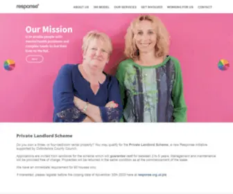 Response.org.uk(Mental Health Care & Support) Screenshot