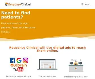 Responseclinical.com(Response Clinical) Screenshot