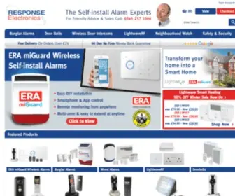 Responseelectronics.com(Response Electronics Wireless Intruder Burglar Alarms) Screenshot