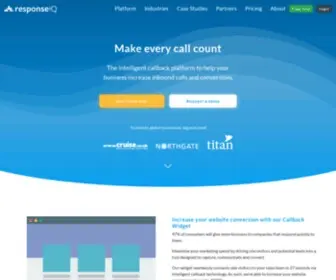 Responseiq.com(Turn More of Your Website Visitors Into Sales Calls) Screenshot