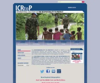 Responsibilitytoprotect.org(The Global Centre for the Responsibility to Protect) Screenshot