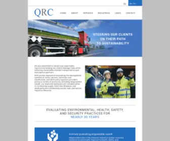 Responsiblelogistics.com(QRC) Screenshot